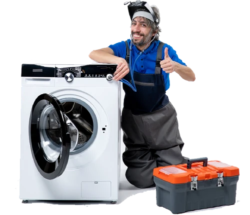 Witgoed monteur in Nijmegen aan het werk