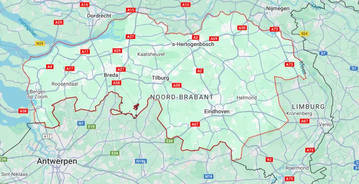 Noord-Brabant service gebied witgoed reparatie