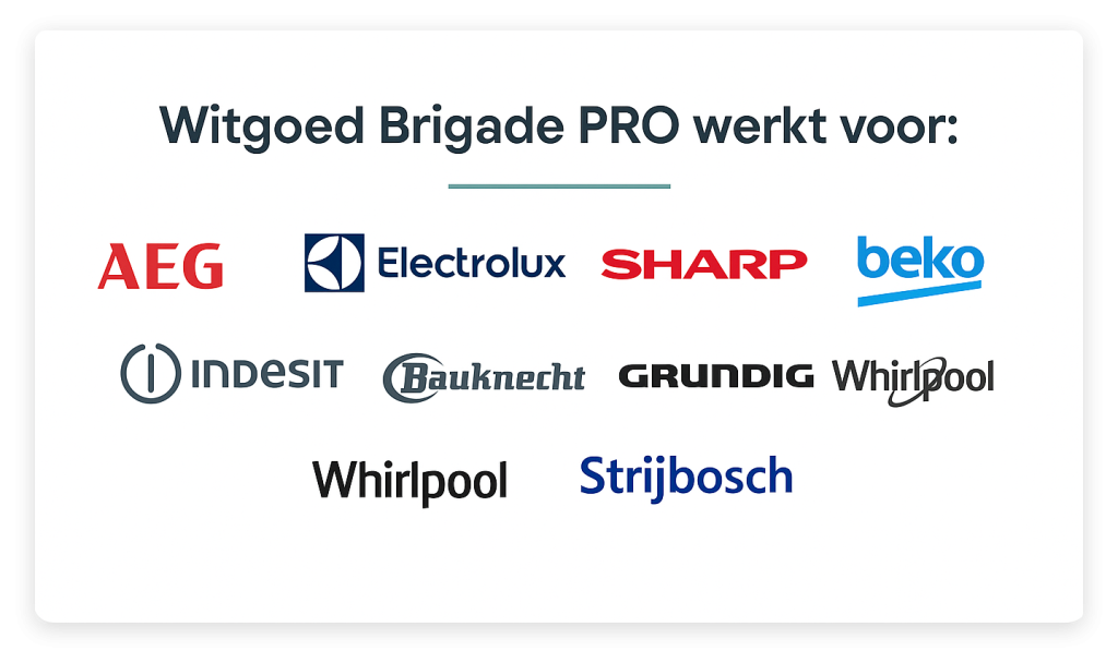 Witgoedbrigade partners logos