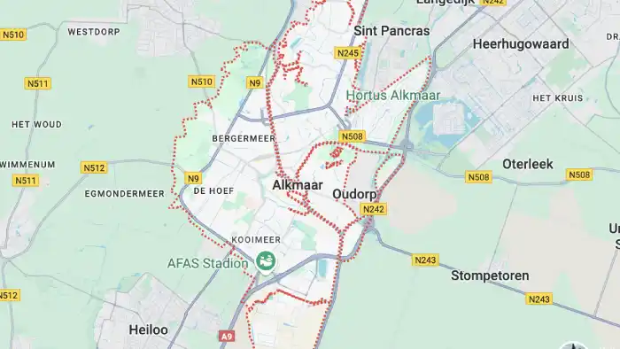 Servicegebied witgoed reparatie Alkmaar