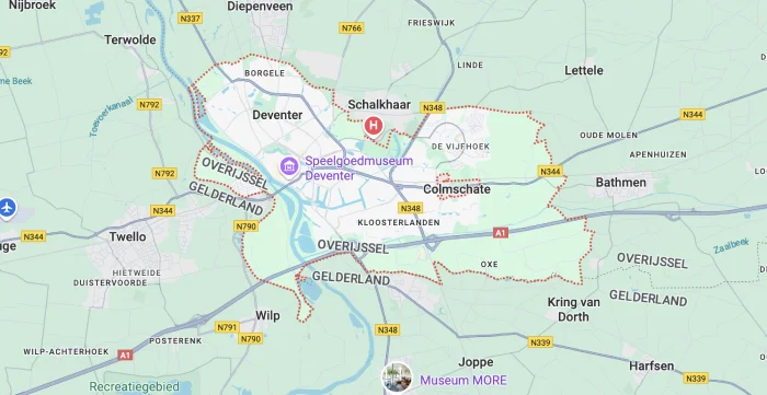 Servicegebied witgoed reparatie Deventer